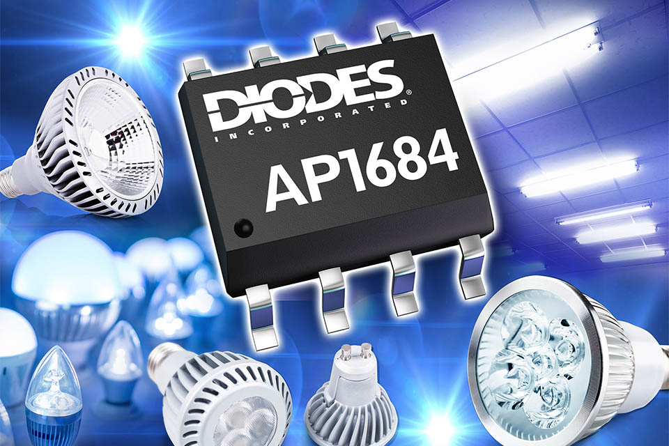 Diodes Incorporated’s LED Driver Enables High Power Factor Retrofit LED